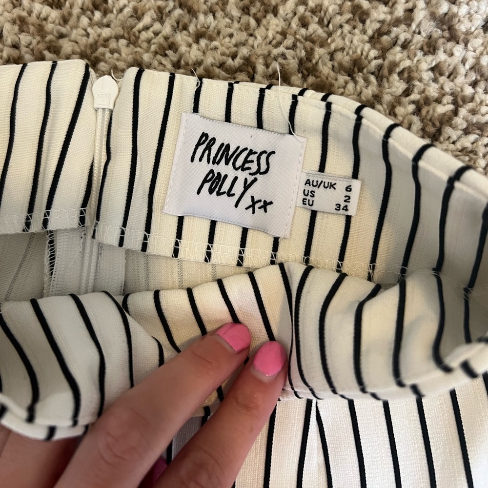 Princess Polly Moss Pants White - Picture 2 of 6